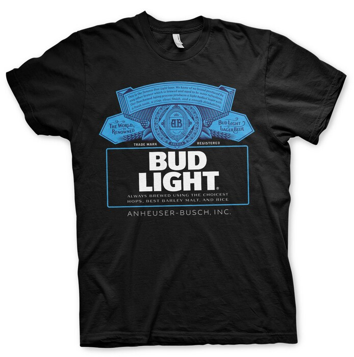 Bud Light Label Logo (T-Shirt) M