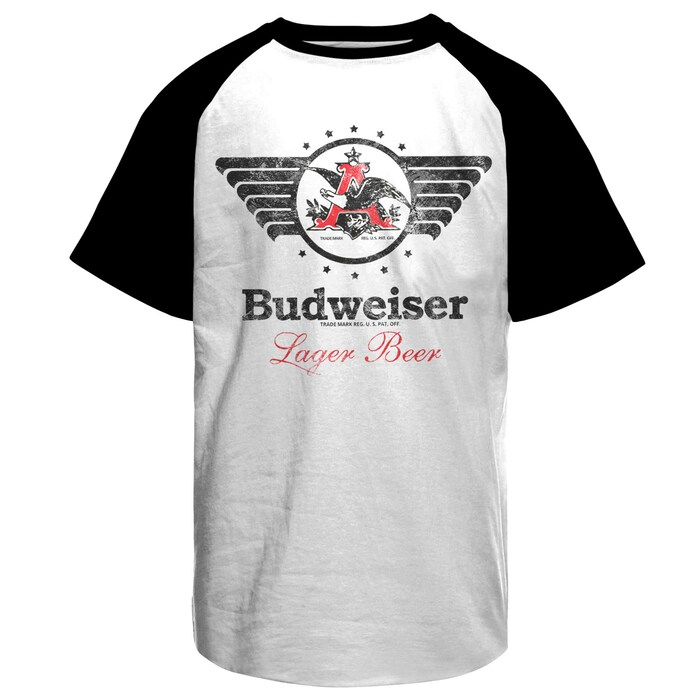Budweiser Vintage Eagle Baseball (T-Shirt) S