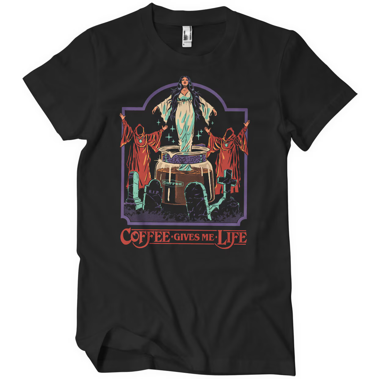 Coffee Gives Me Life (T-Shirt) S