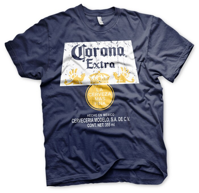 Corona Extra Washed Label (T-Shirt) XXL