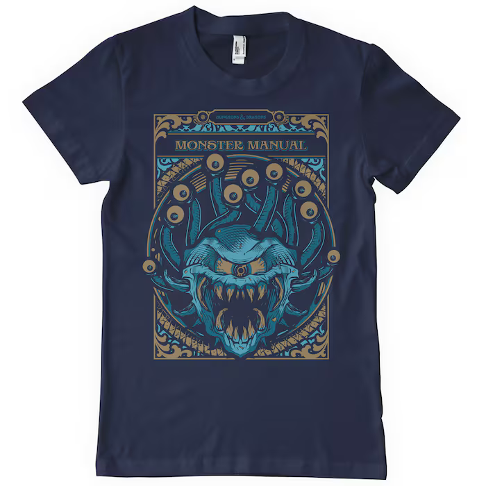 Dungeons and Dragons Monsters Manual (T-Shirt) S