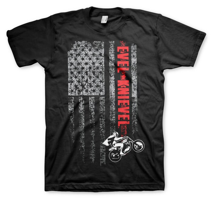 Evel Knievel Flag (T-Shirt) S