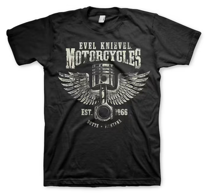 Evel Knievel Motorcycles (T-Shirt) S
