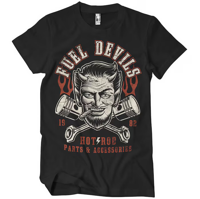 Fuel Devils Satans Pistons (T-Shirt) XXL