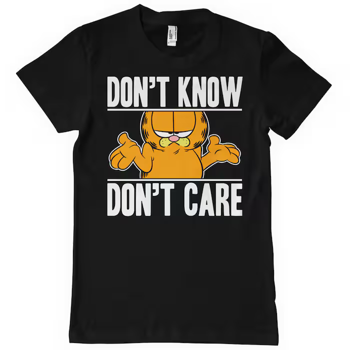 Garfield Dont Know Dont Care (T-Shirt) S