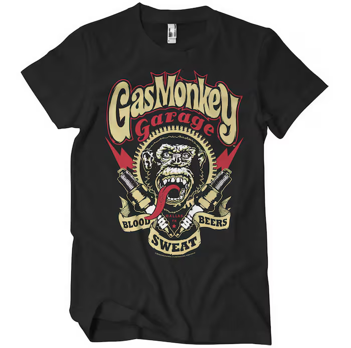 Gas Monkey Garage Spark Plugs (T-Shirt) S