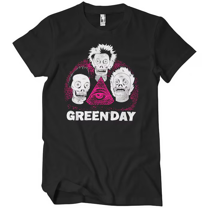 Green Day Skulls (T-Shirt) S