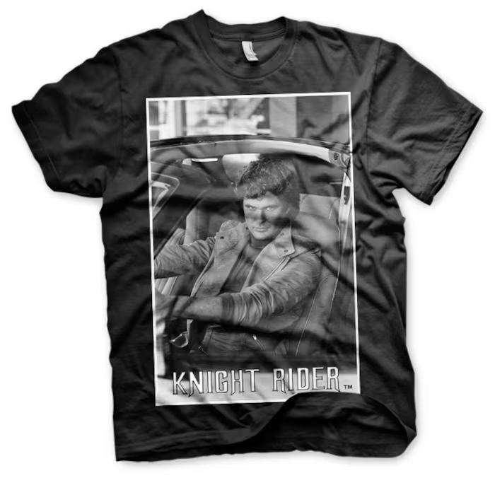 Hasselhoff In Knight Rider (T-Shirt) S