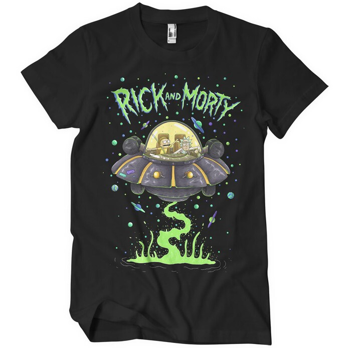 Rick And Morty Spaceship (T-Shirt) S