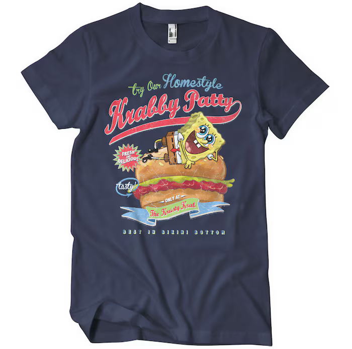 SpongeBob Squarepants Homestyle Krabby Patty (T-Shirt) XL