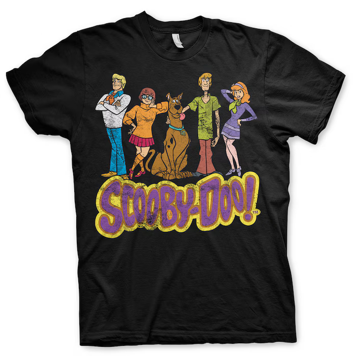 Team Scooby Doo Distressed (T-Shirt) S