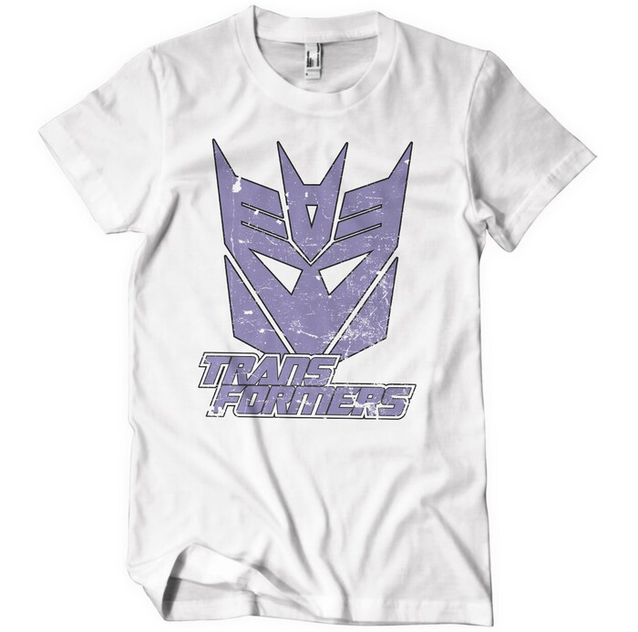 Transformers Washed Decepticon Duotone Shield (T-Shirt) L