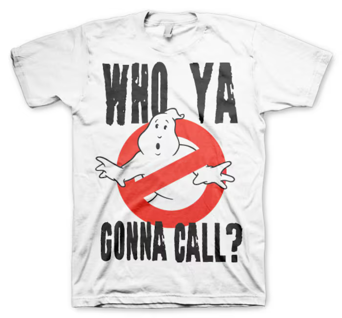 Ghostbusters Who Ya Gonna Call (T-Shirt) S