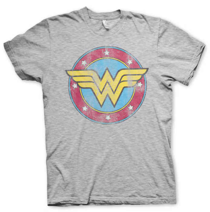 Wonder Woman Distressed Logo (T-Shirt) S