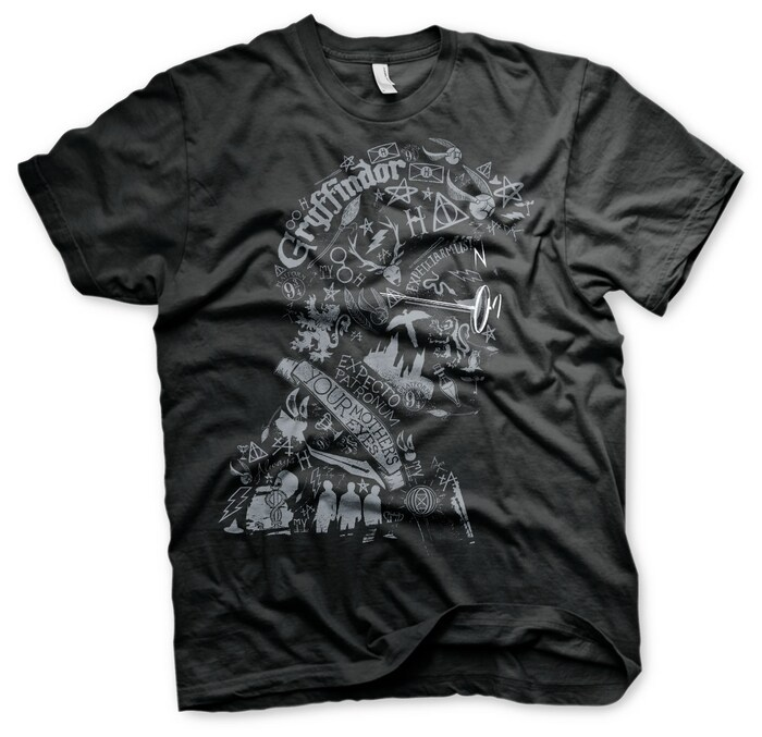 Harry Potter Wordings and Symbols (T-Shirt) S