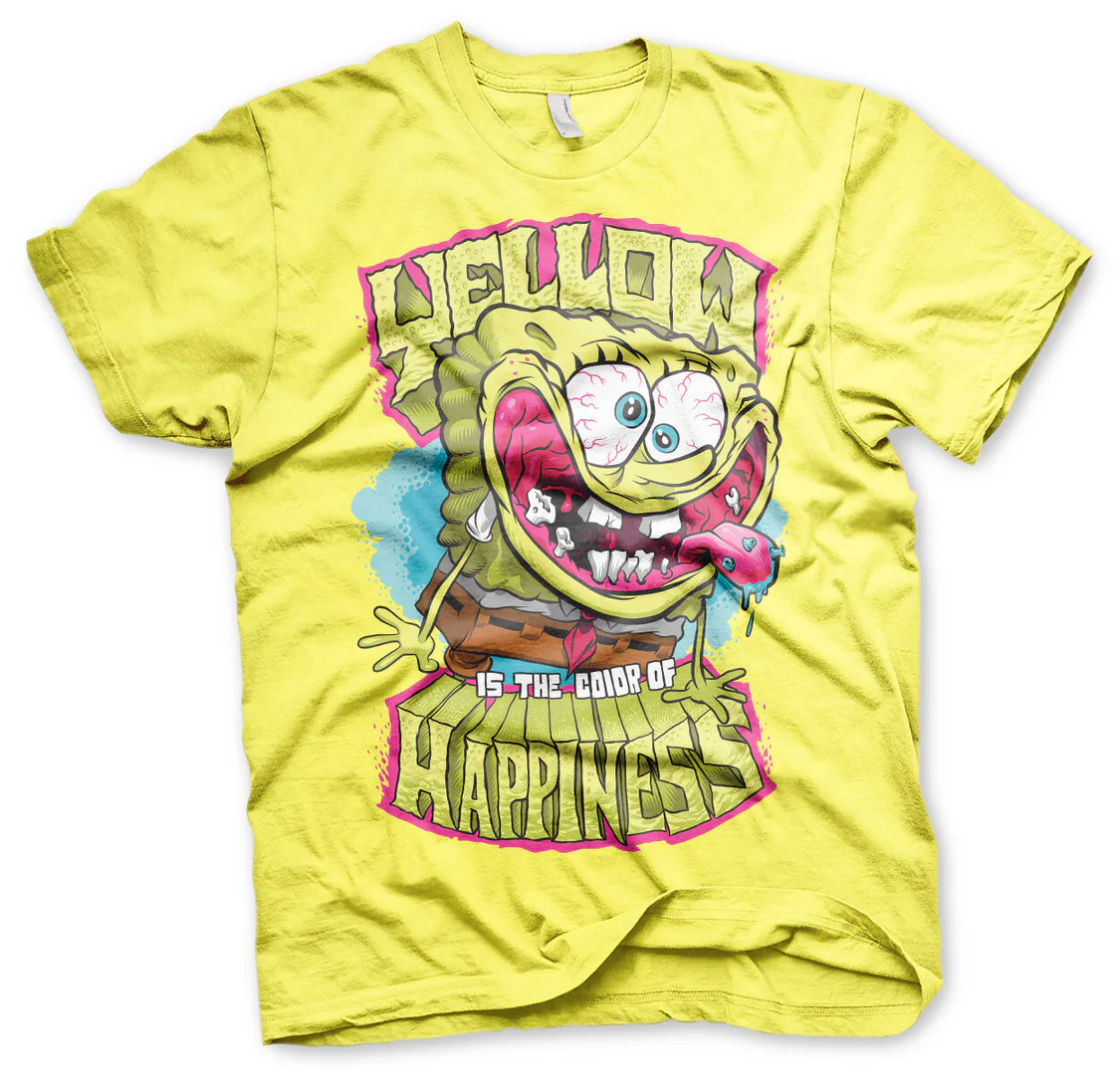 SpongeBob Squarepants Yellow Is The Color Of Happiness (T-Shirt) XXL