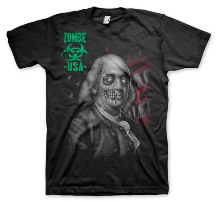 Zombie Franklin (T-Shirt) S