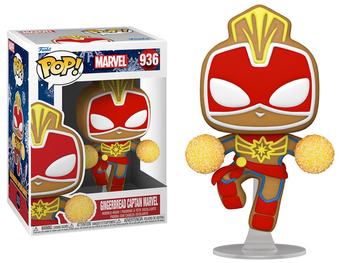 Funko POP! Holiday Gingerbread Captain Marvel