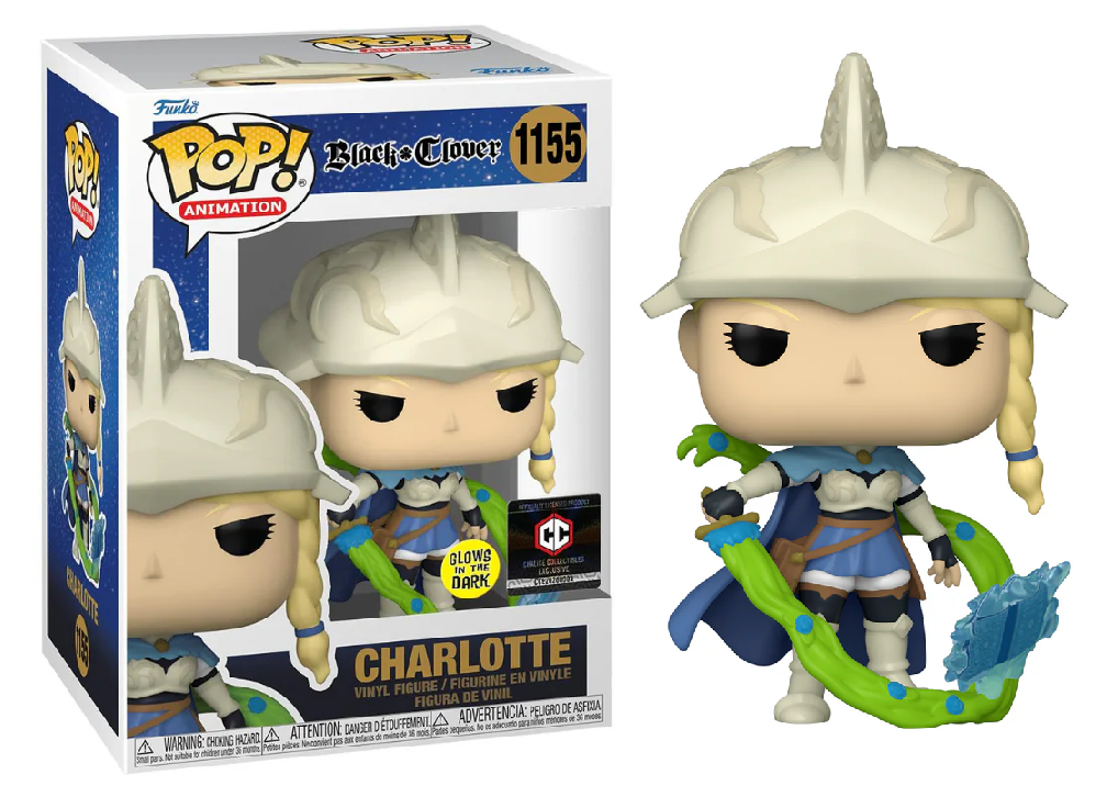 Pop! Animation - Black Clover - Charlotte (GITD, Chalice Collectibles Exclusive)