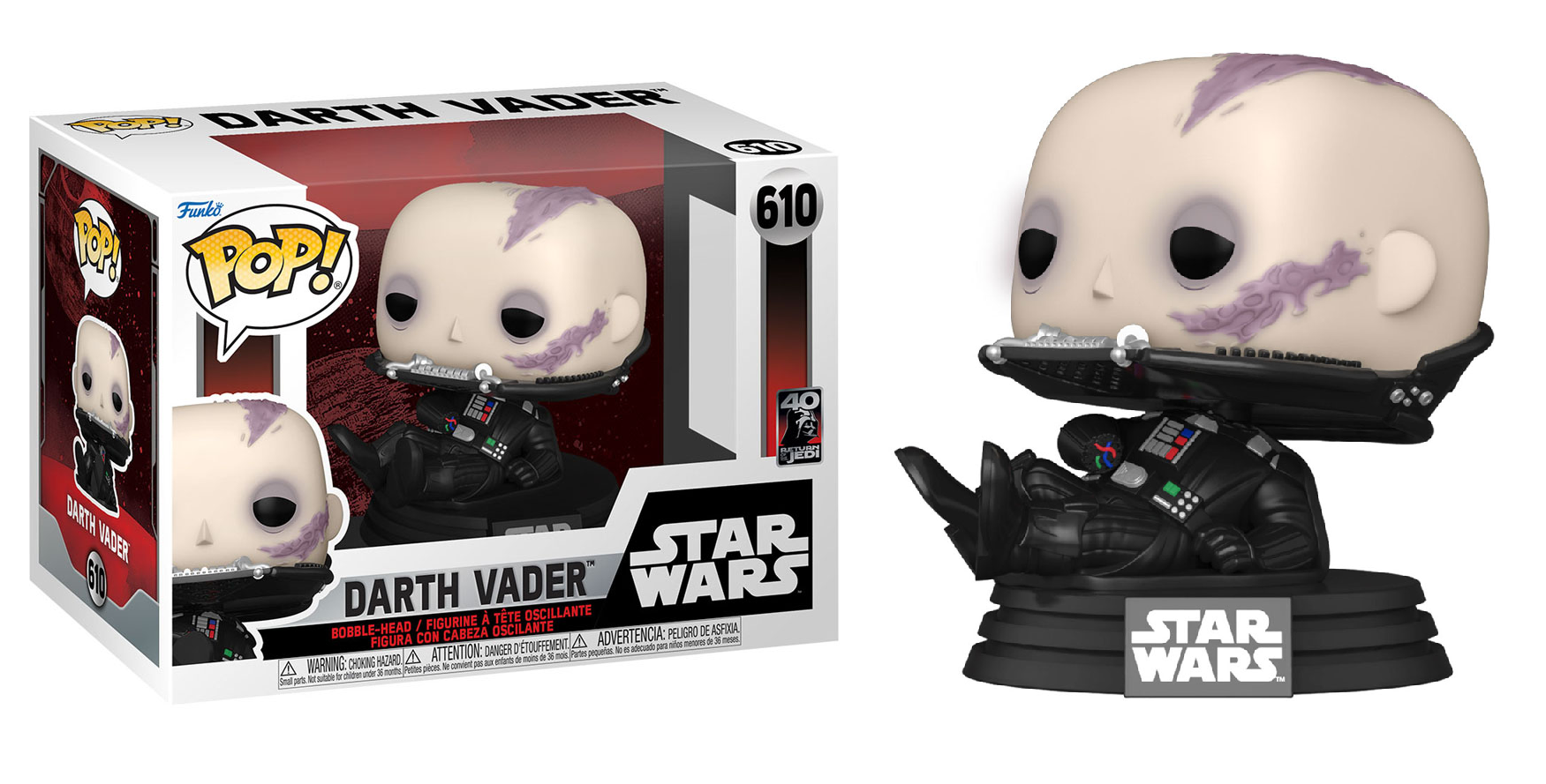 Funko POP! Star Wars Darth Vader unmasked Star Wars 610