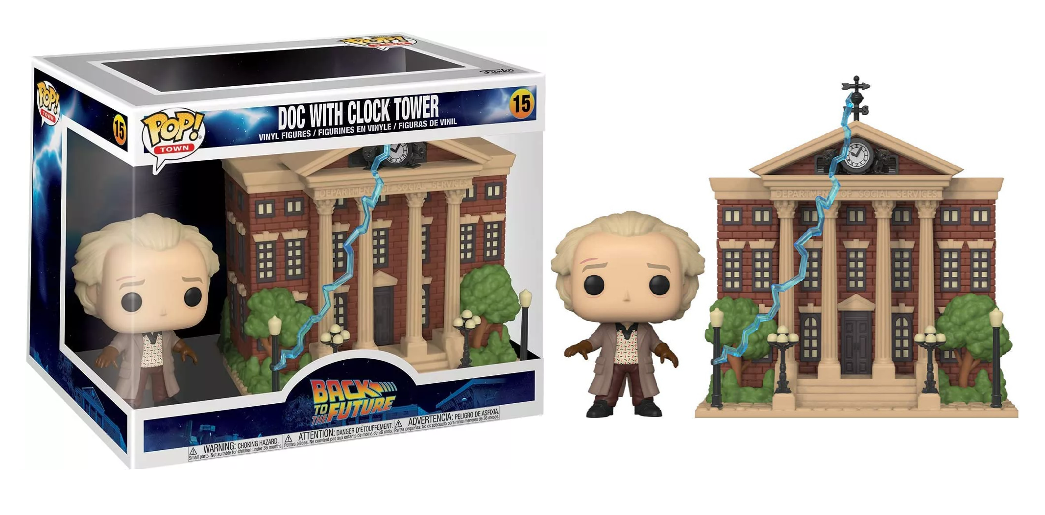 Funko POP! Back to the Future Doc with Tower Clock