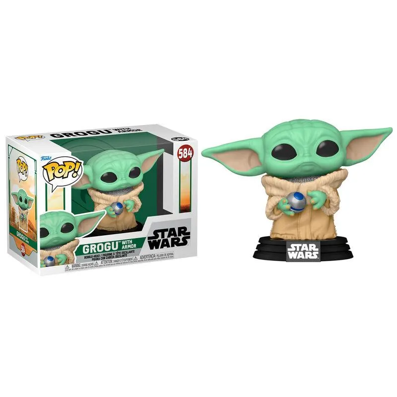 Funko POP! Star Wars The Book of Boba Fett Grogu with Armor Star Wars 584