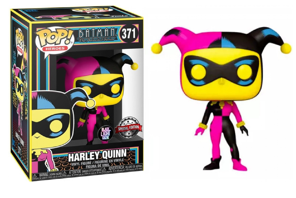 Funko POP! Heroes DC Harley Quinn Black Light