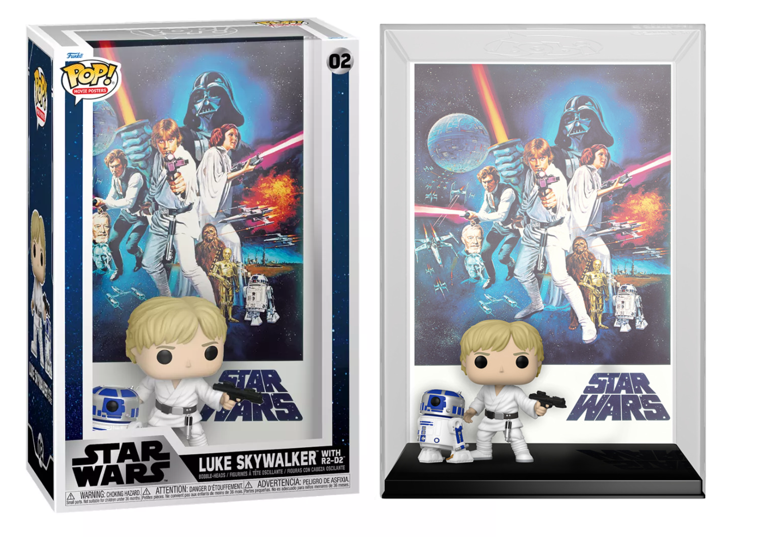 Funko POP! Star Wars Luke Skywalker with R2-D2 Movie Posters 02