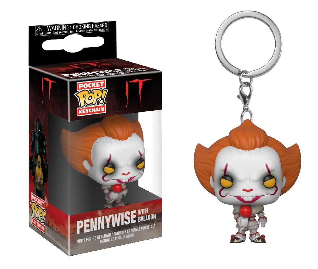 Funko POP Prívesok na kľúče Keychain Pennywise balón