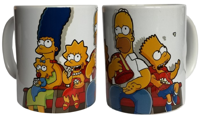 Simpsons hrnček Family Cinema